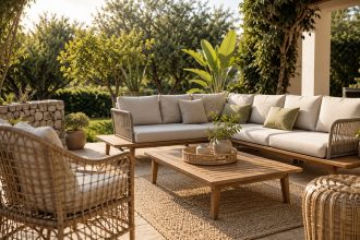 materiali per mobili da giardino